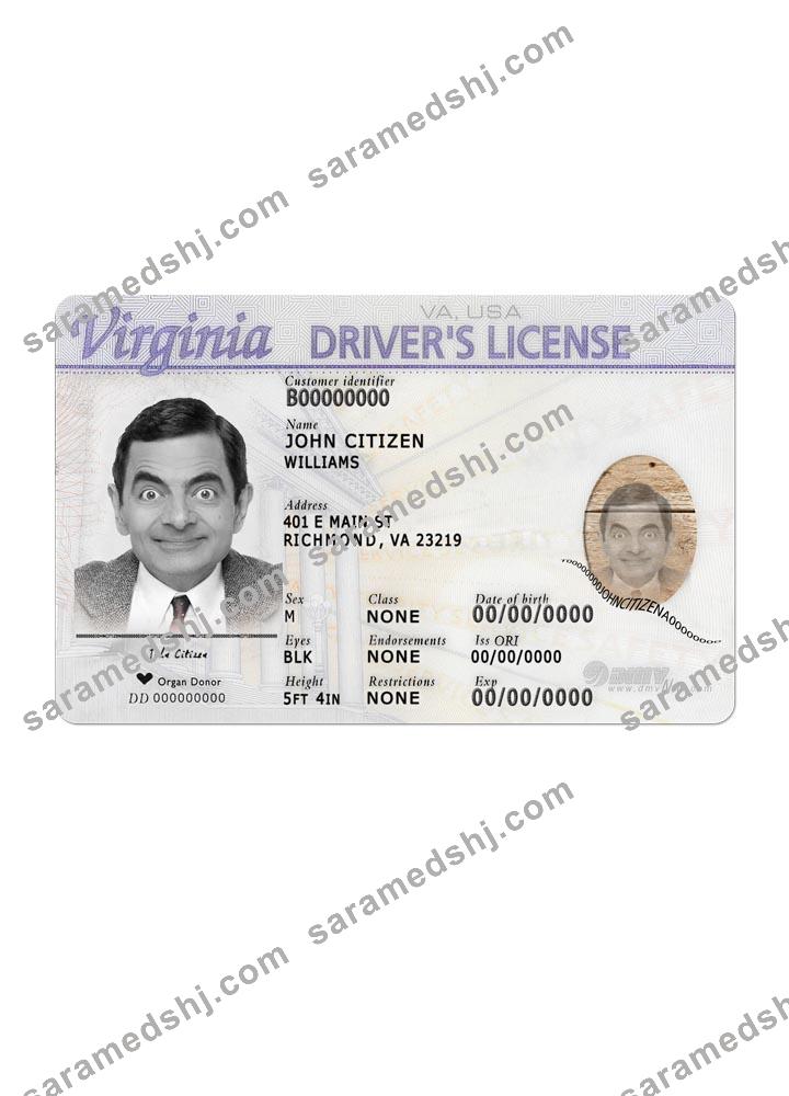 Virginia driving front